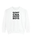 DONTCHAKNOWBOYS Sweatshirt ( White )